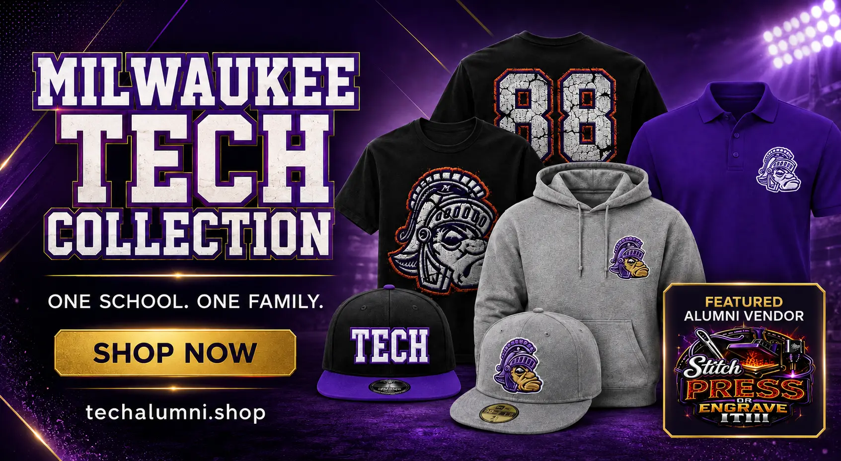 Milwaukee Tech Collection — One School. One Family. Shop official Trojans apparel and gear.